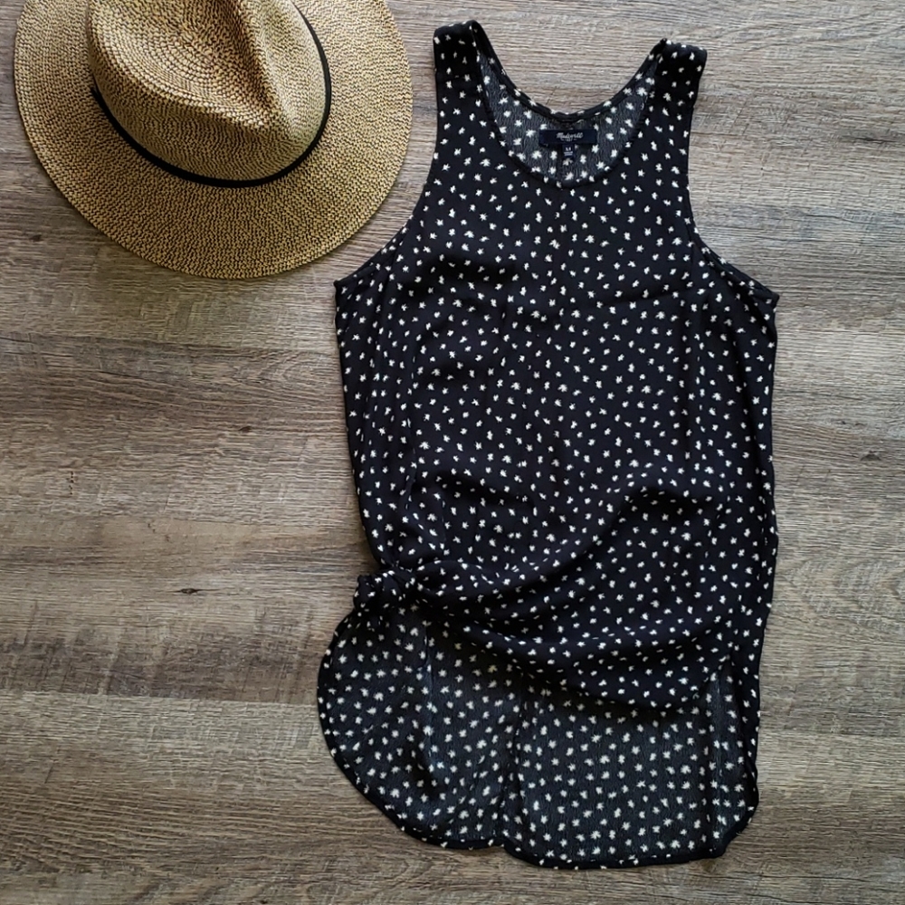 Madewell Racerback Star Flurry Tank Top